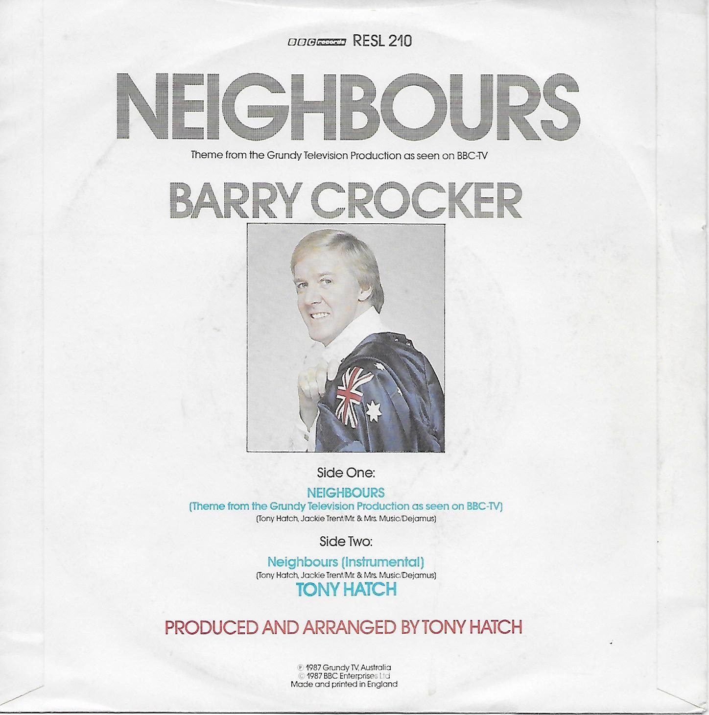 Back cover of RESL 210